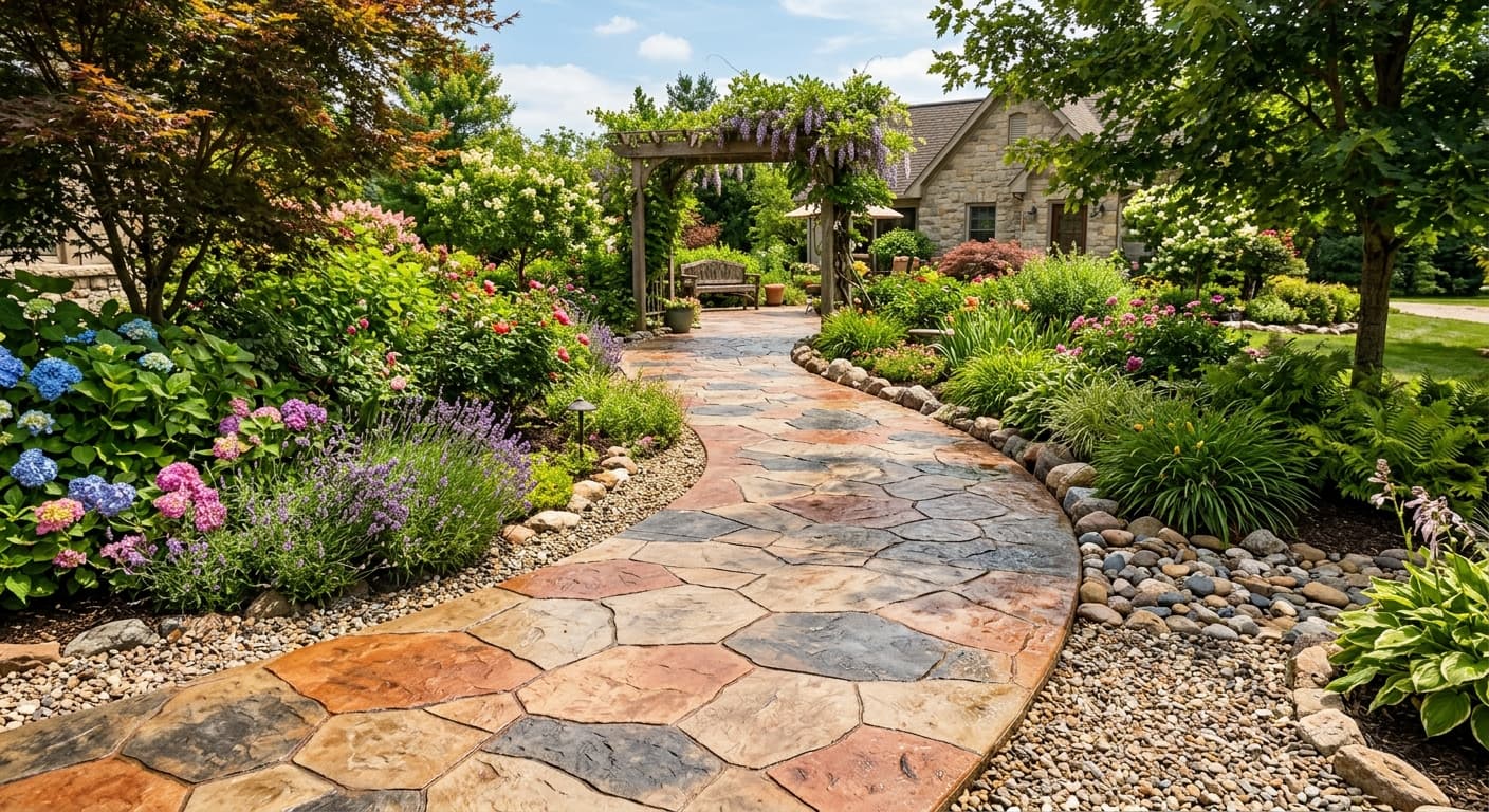 AI-generated landscape design