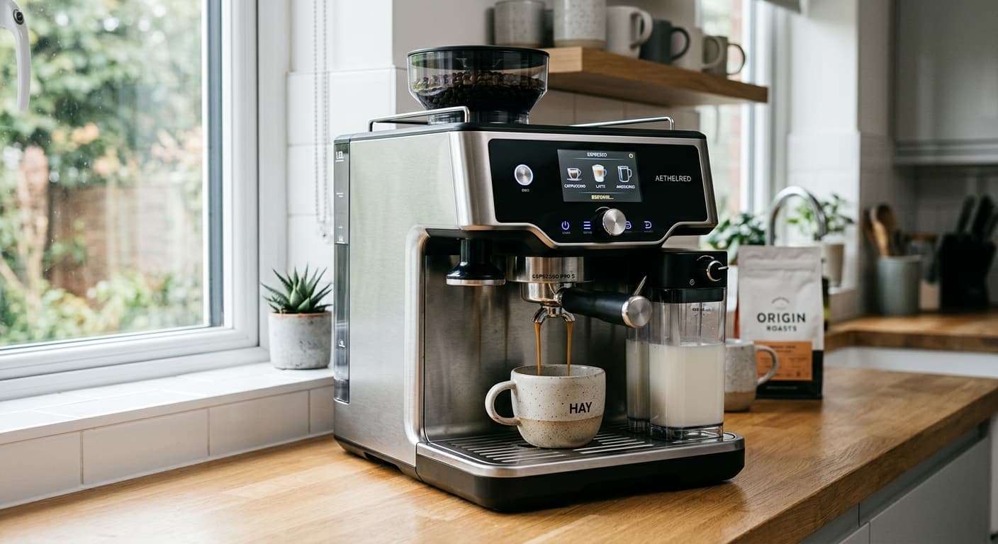 AI-generated coffee machine